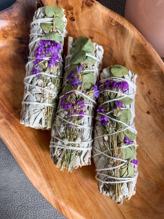 Sacred Sunday - 'PROTECTION' Smudge Stick [White Sage + Eucalyptus]