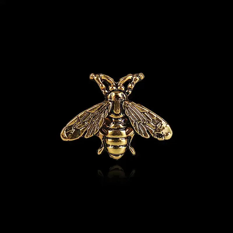Retro Golden Bee Brooch - Creative jewelry Accessory Gift