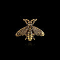 Retro Golden Bee Brooch - Creative jewelry Accessory Gift