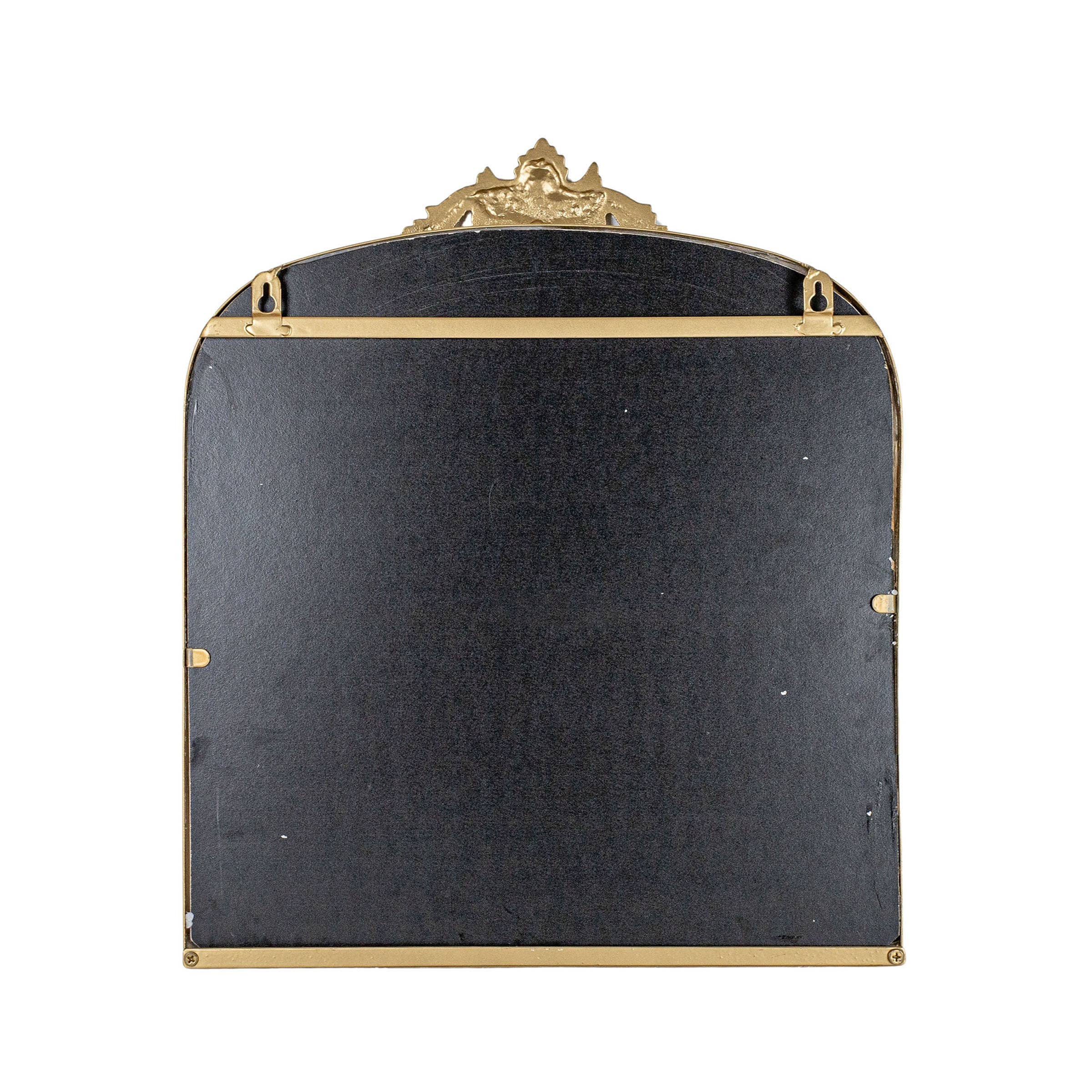 Foreside Home & Garden - Aria Antique Vintage Brass Wall Mirror Metal