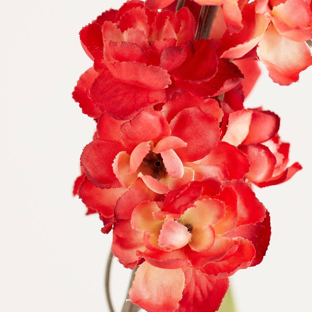 Factory Direct Craft - 26" Artificial Red Delphinium Flower Stem
