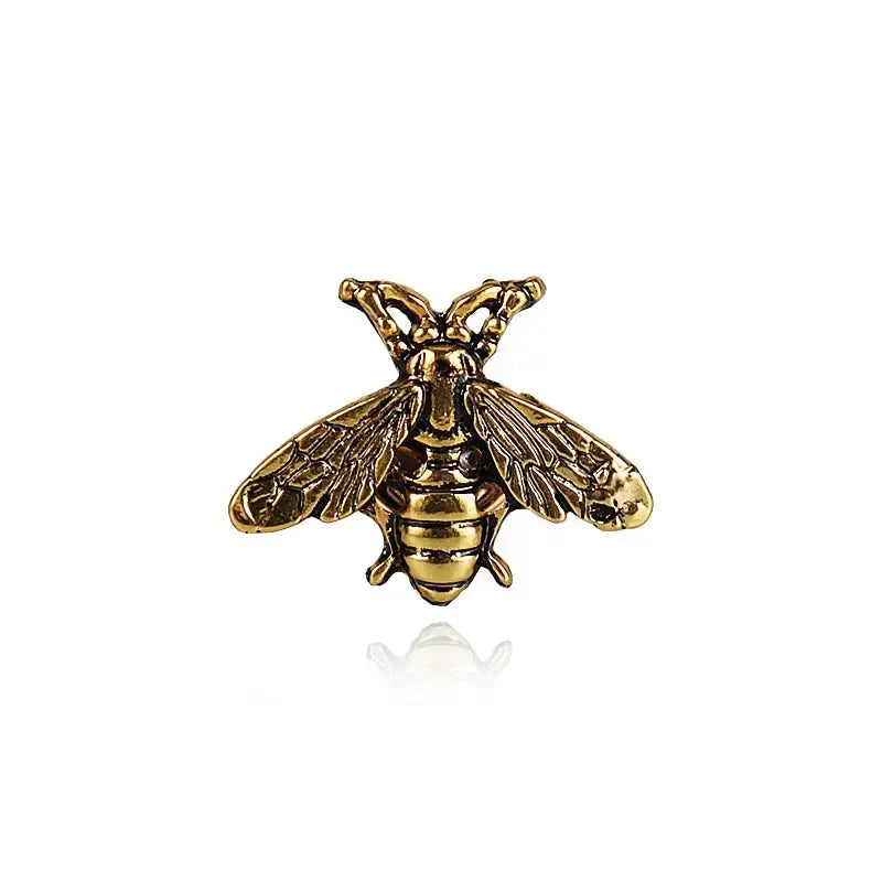 Retro Golden Bee Brooch - Creative jewelry Accessory Gift