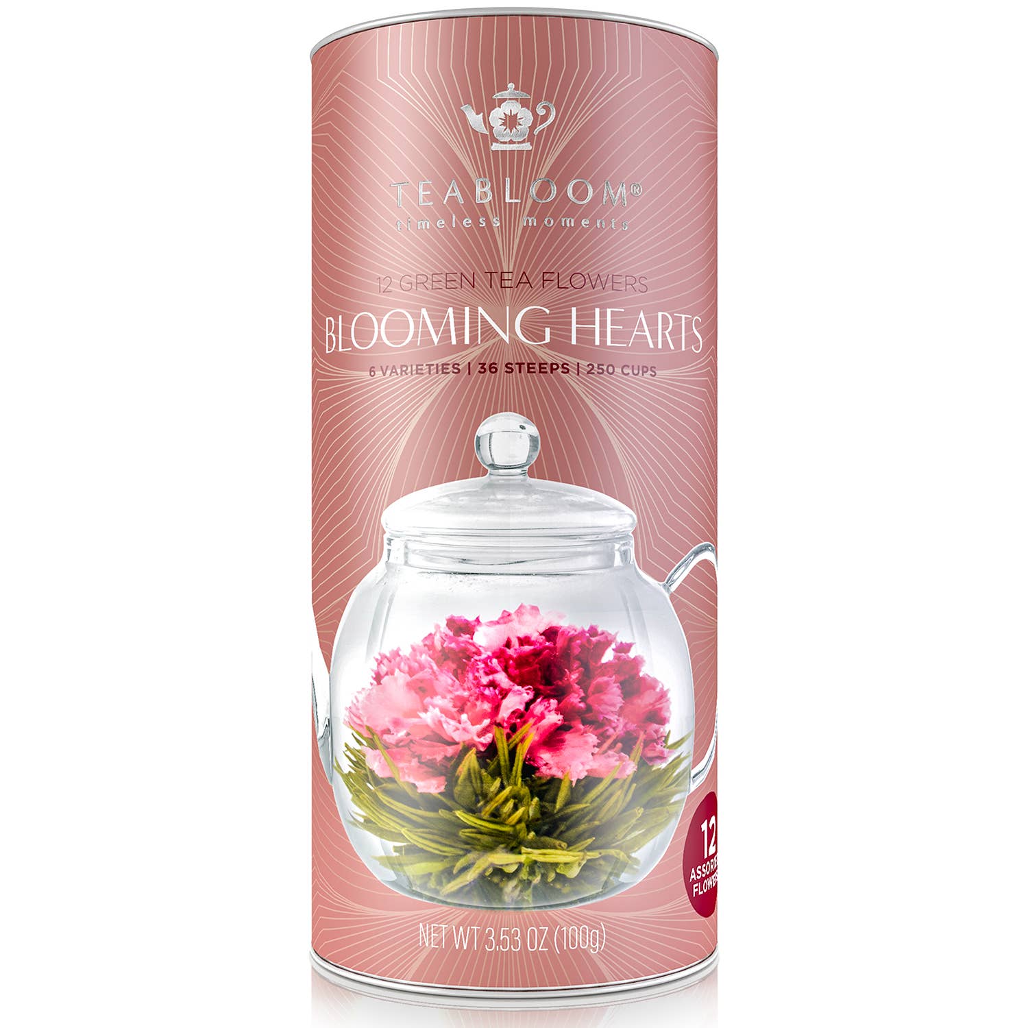 Teabloom - Teabloom Heart-shaped Flowering Teas – 12 Assorted Varieties